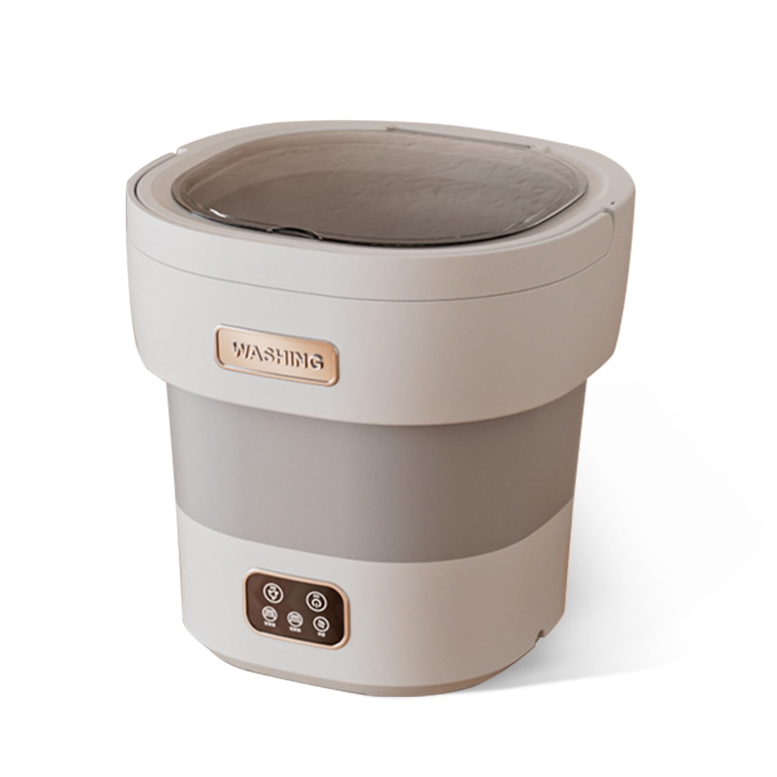 Lavadora móvil plegable, 12 L, 2 en 1, mini lavadora con centrifugador, 45 dB, extremadamente silenciosa, limpieza profunda de ropa de bebé, ropa interior, lavado de la máquina para