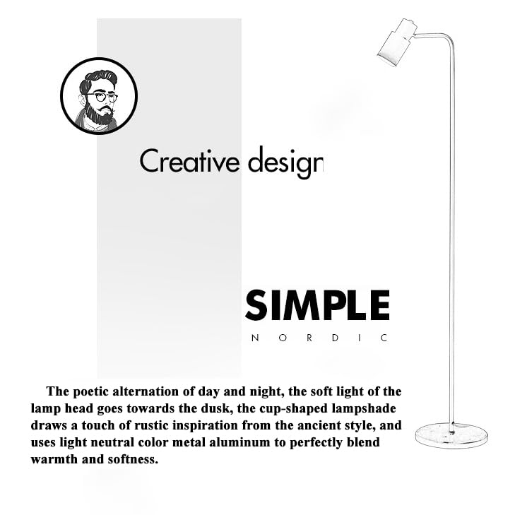 Lámpara de pie LED moderna con control remoto y temporizador para tu dormitorio 4