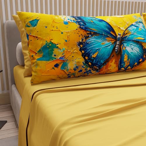 💣🛏️ Materiali Utilizzati: lenzuola sopra, lenzuola sotto con angoli e federe in colorazione tinta unita in policotone; federe in stampa digitale 100% microfibra anallergica - Produzione: tutto come sempre 100% Made in Italy.