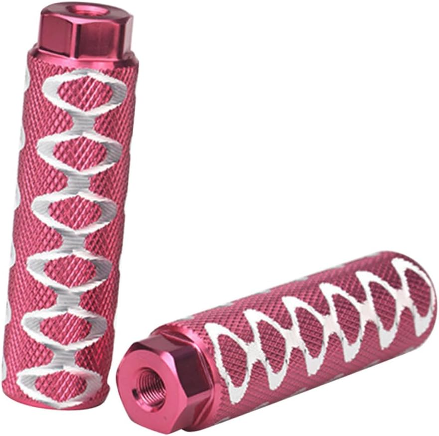 Red Aluminum Alloy Stunt Pegs 1 Pair for Mountain Bike