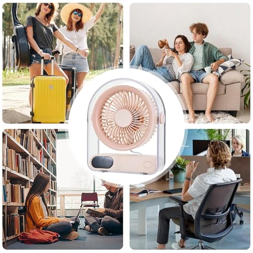 Ventilateur de bureau USB silencieux réglable pour chambre et maison - 5
