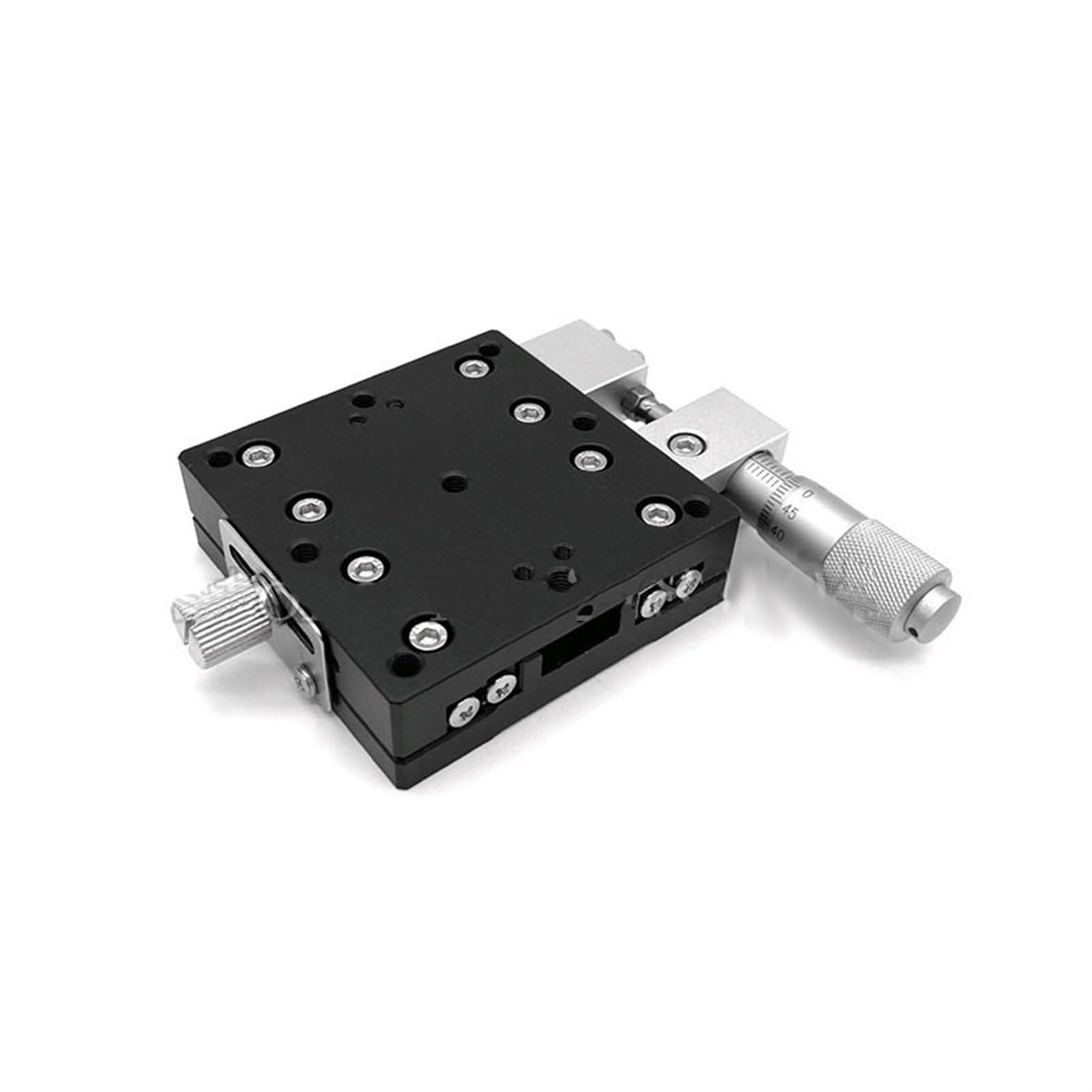 KGLHJDY X Axis 60x60mm Manual Linear Stage with Tuning Bearing X60-R Cross Rail Trimming Platform Component