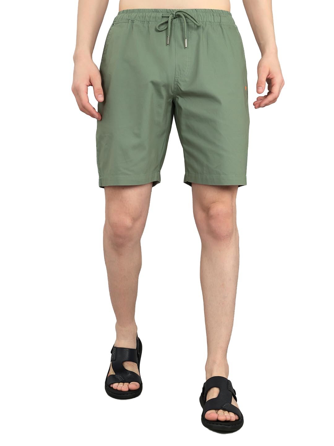 Men Regular Fit Solid Short|Mid Rise, Drawstring Waist & Side Pockets | Casual Short for Men (Pack of 1)