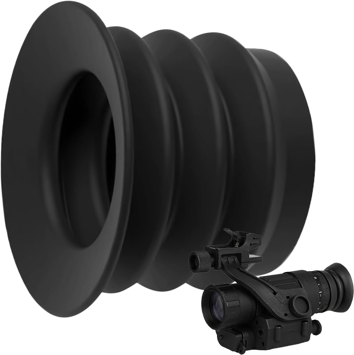 Générique Eye Cup for Night Vision Glasses, Rubber Eye Guards, Wear-resistant Lens Extension, Eye Protection for Optics, Pack of 1, Ideal for Outdoor Adventures and Hunting