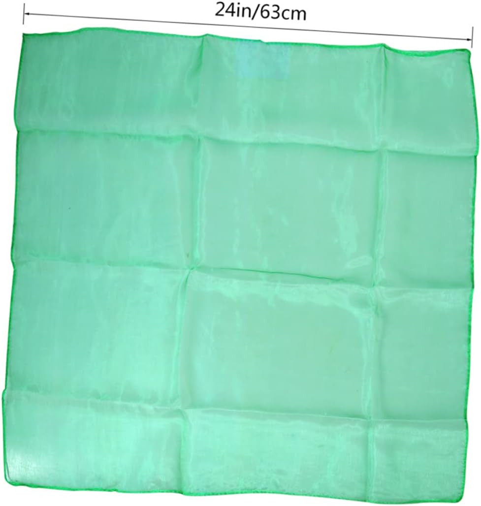 VALICLUD 12pcs Lightweight Candy Color Square Gauze Scarves Versatile Dance Scarves for Kindergarten Performances and Play Activities