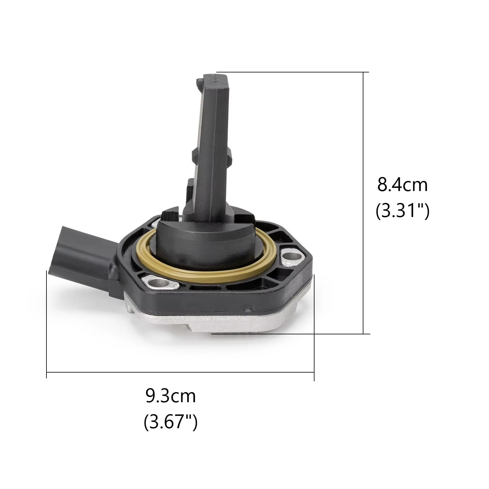 Twowinds - Sensore Livello Olio Motore 1J0907660B Compatibile con VW Golf, Polo, New Beetle, Bora, Jetta, Phaeton, Touareg, Transporter - Sensor Olio