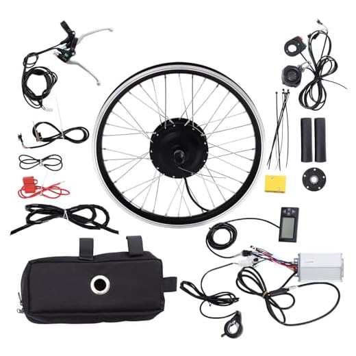 AOAPUMM Kit di conversione per bicicletta elettrica da 20", 36 V, 350 W, con display LCD
