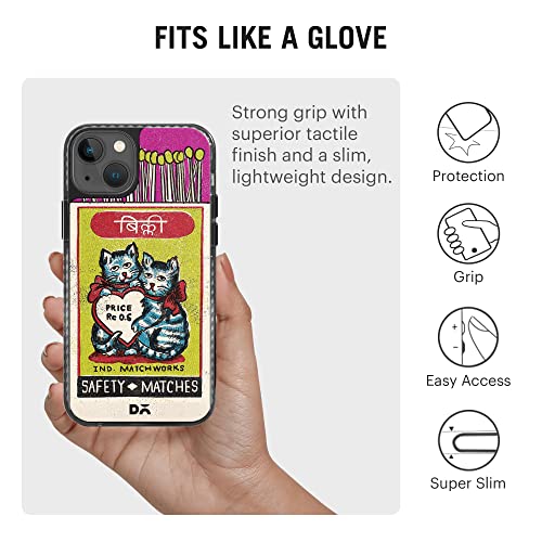 Image of DailyObjects Case for iPhone 13 Compatible with Mag-Safe Wireless Charging, Stride 2.0 Billi Matchbox Slim Shockproof Back Cover with Inner Magnetic Ring