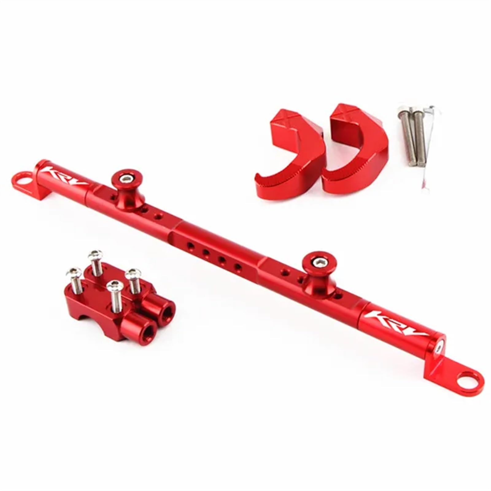 Dla Kymco Krv180 KRV180 Akcesoria Motocyklowe Wielofunkcyjny Stojak Na Telefon Komórkowy Stojak Na Równowagę Poprzeczka (Kolor : Red A, Rozmiar : 1)