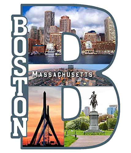 Imán para refrigerador Boston Capitol B miniatura 1