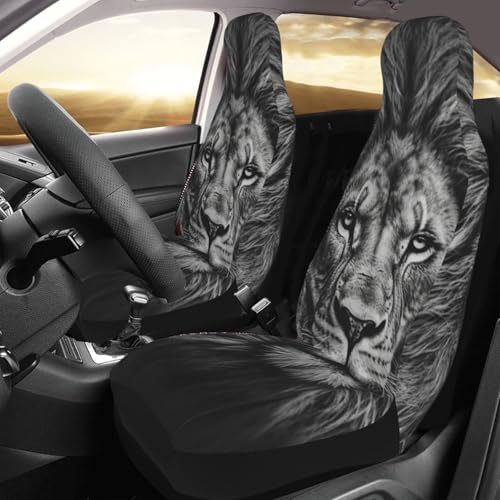 Housses de siège de voiture respirantes lion pour protéger vos sièges
