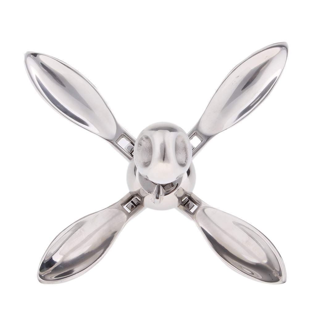 PONTTOR Faltklappanker 1,5 Kg Verzinkt - Für Boot, Schlauchboot, SUP & Kajak