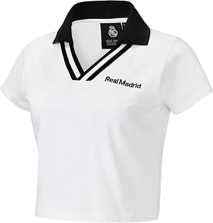 Outerstuff Real Madrid Women’s Free Kick Short Sleeve Polo – Official Licensed Soccer Apparel