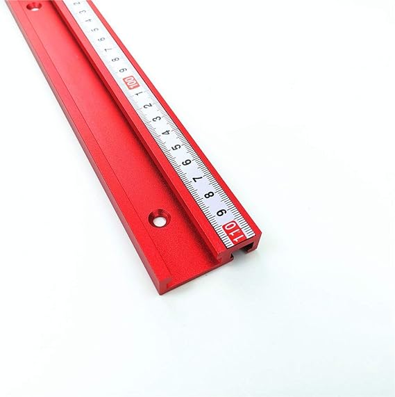 Laecabv 3Pcs 45 Type 400mm T-Track T-Slot Miter Track, Aluminum Alloy T Track Miter Track Jig Fixture Slot for Table Saw Router Table Woodworking Tool