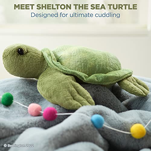 Bearington Shelton Plush Sea Turtle Stuffed Animal, 12 Inches #TOP4