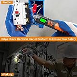 Neoteck Non Contact Voltage Tester 12-1000V/48V-1000 Adjustable Sensitivity AC Voltage Detector Pen Live/Null Wire Tester With LCD Display Buzzer Alarm Wire Breakpoint Finder - Image 5