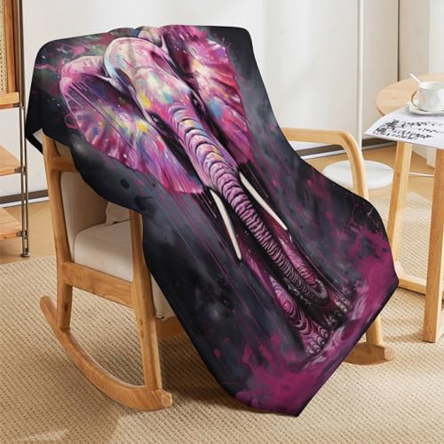 Manta de lana de elefante de 130x150cm el regalo práctico de hogar 5