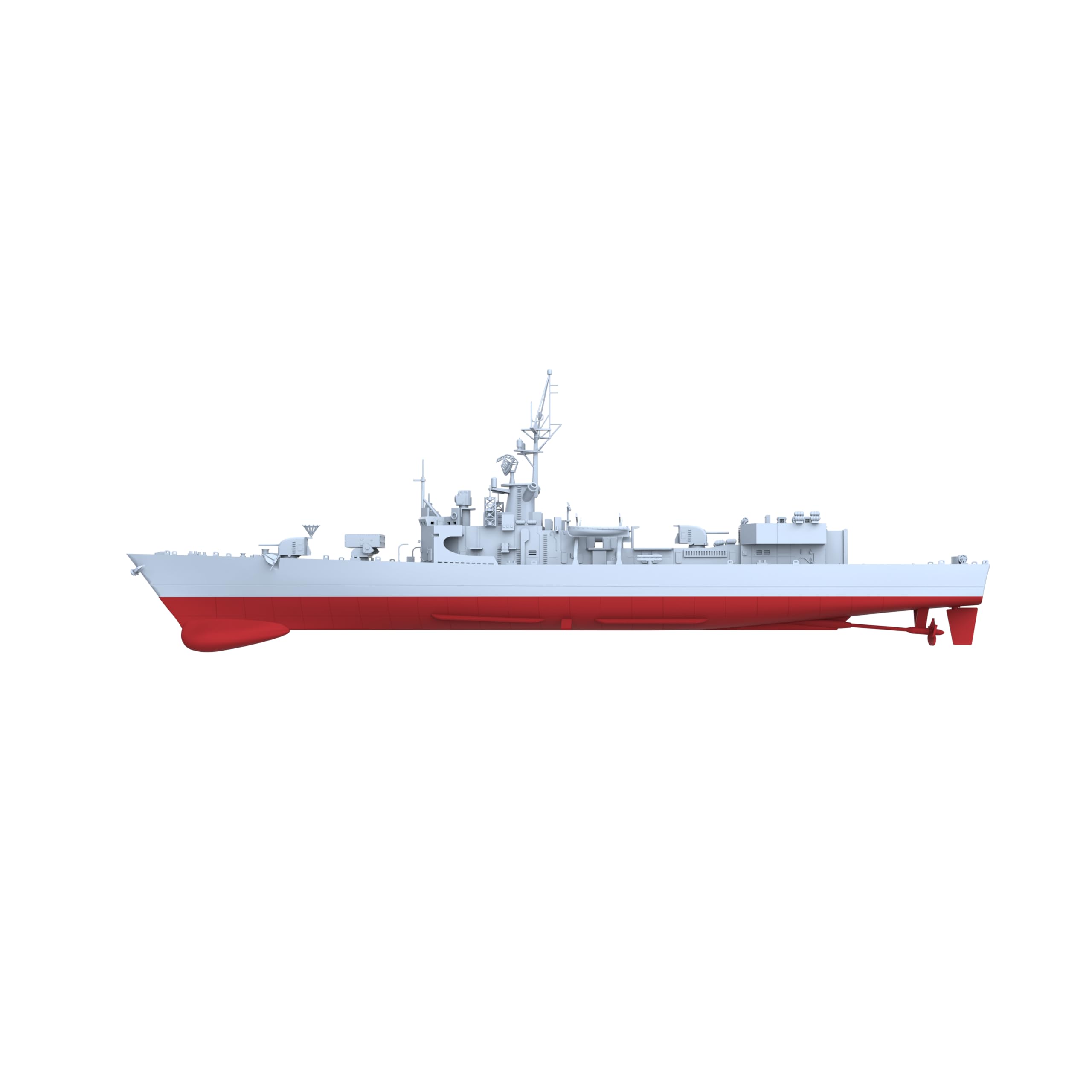 MRY-SFW SSC350158S 1/350 Fregata americana classe Garcia, inferiore
