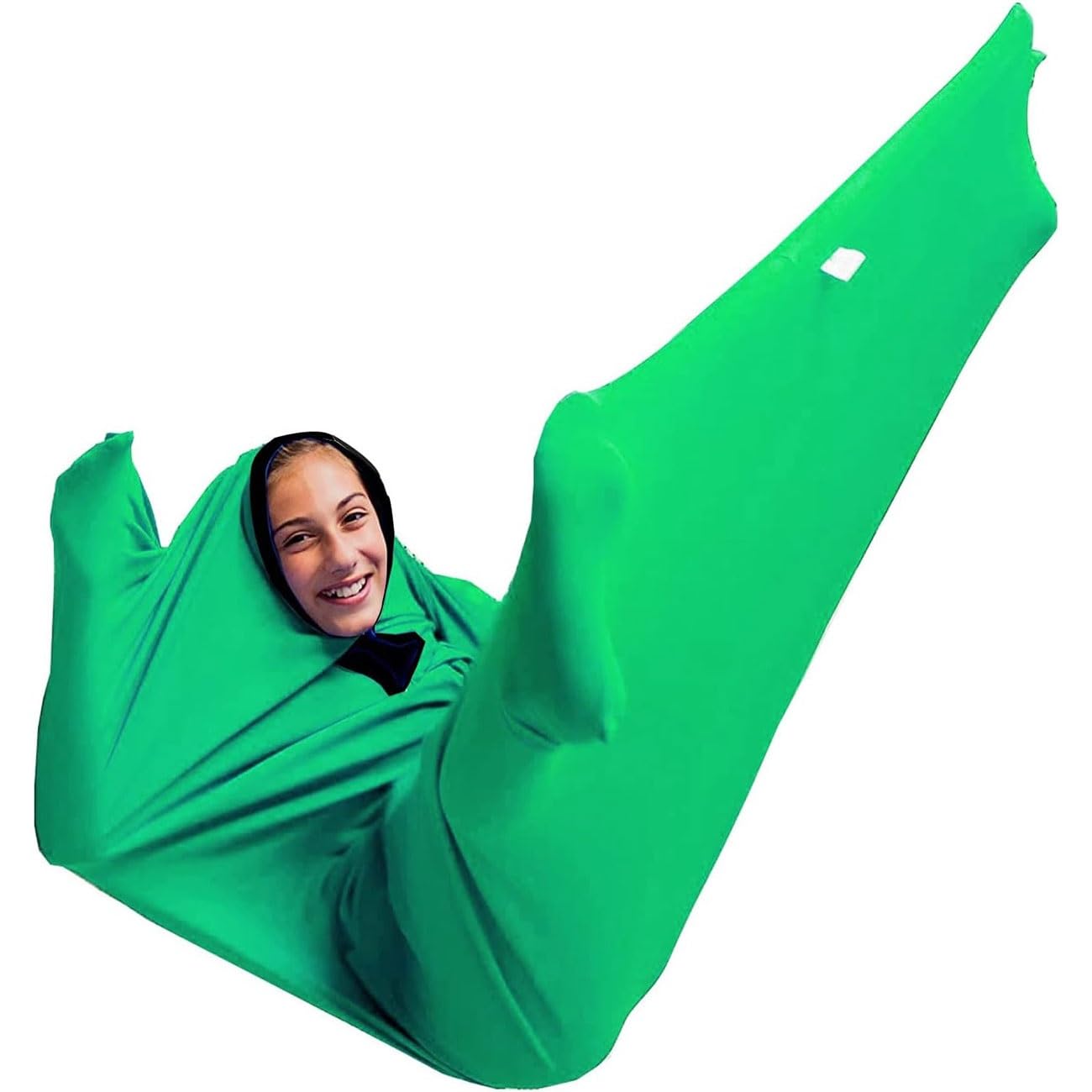 KANGXYSQ Sensory Body Sock Sox For Adults Stretchy Breathable Cozy Sensory Sack Large (55” X 27”) / 142 * 71 Cm(Green,Small/S)