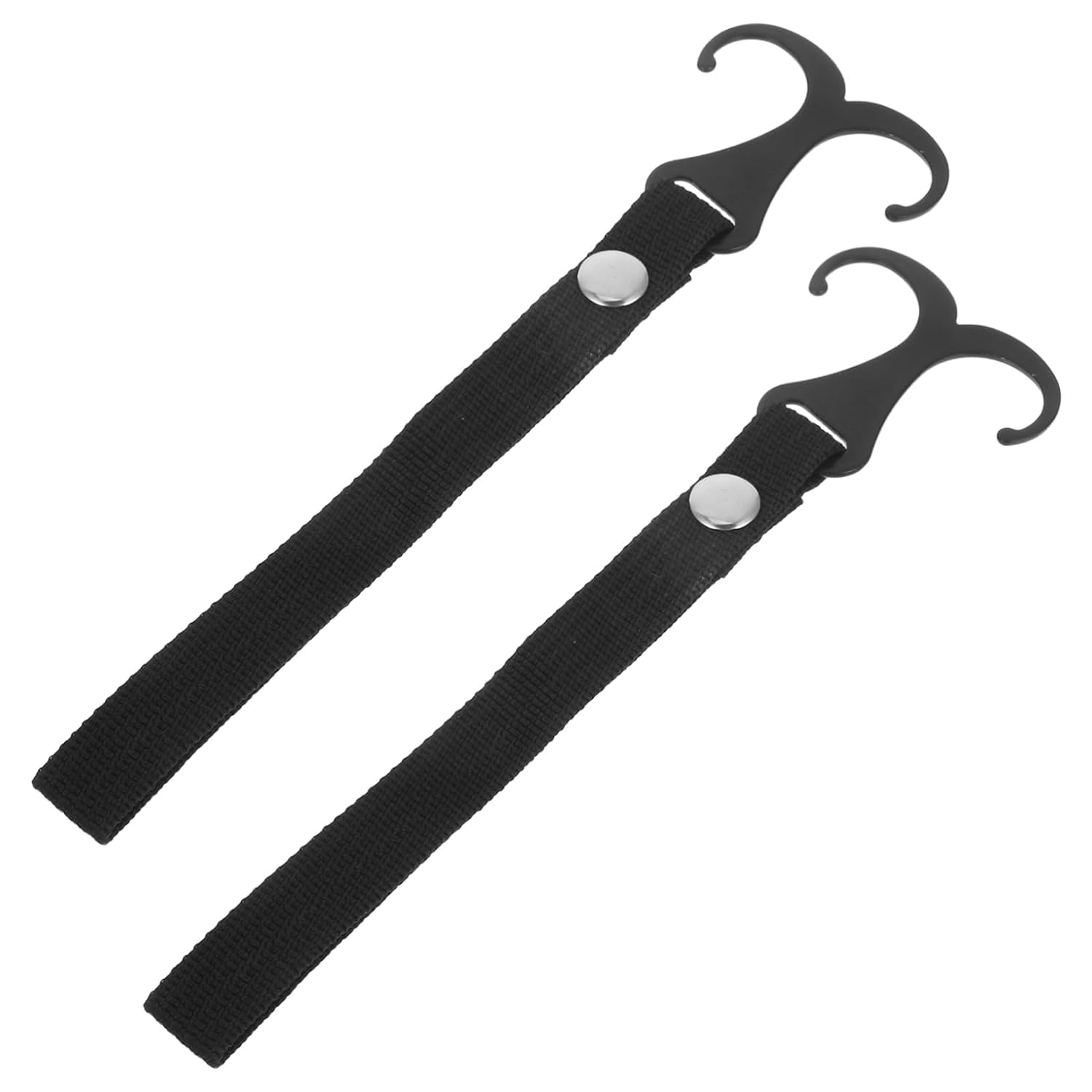 Holibanna 2Pcs No Drill Stroller Hooks for Hanging Bags Purse Hangers for Stroller Car Versatile Organizer Clips for Diaper Bags Groceries and More