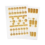 producto practico CHARUCA Set de pegatinas GOLD para tu agenda de anillas A5