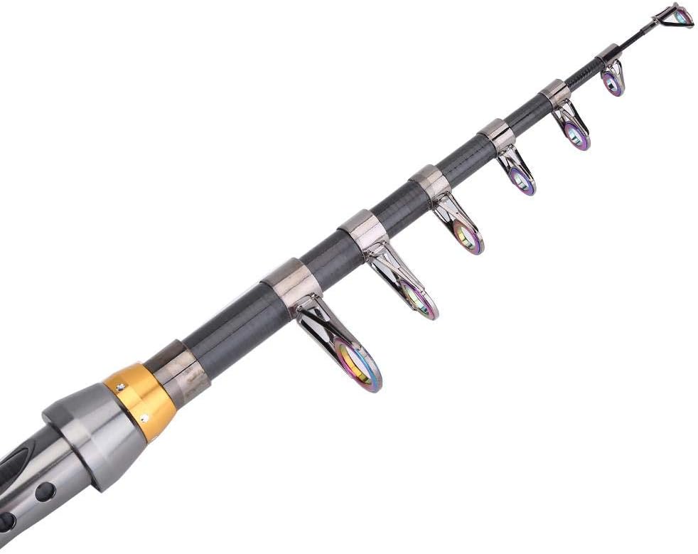 Fishing Rod,5 Size Carbon Fiber Portable Hard Fishing Rod Poles Freshwater Fishing Accessory (3.0)