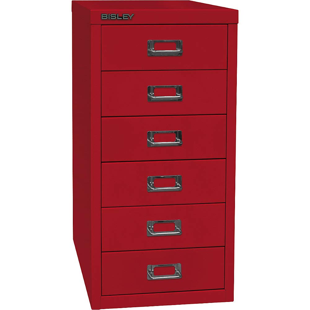 BISLEY MultiDrawer Serie 29, DIN A4, 6 cajones, Metal, 670 cardinales, 38 x 27,9 x 59 cm