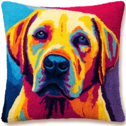 Kit de gancho de pestillo de Labrador para cojín decorativo de salón de adultos