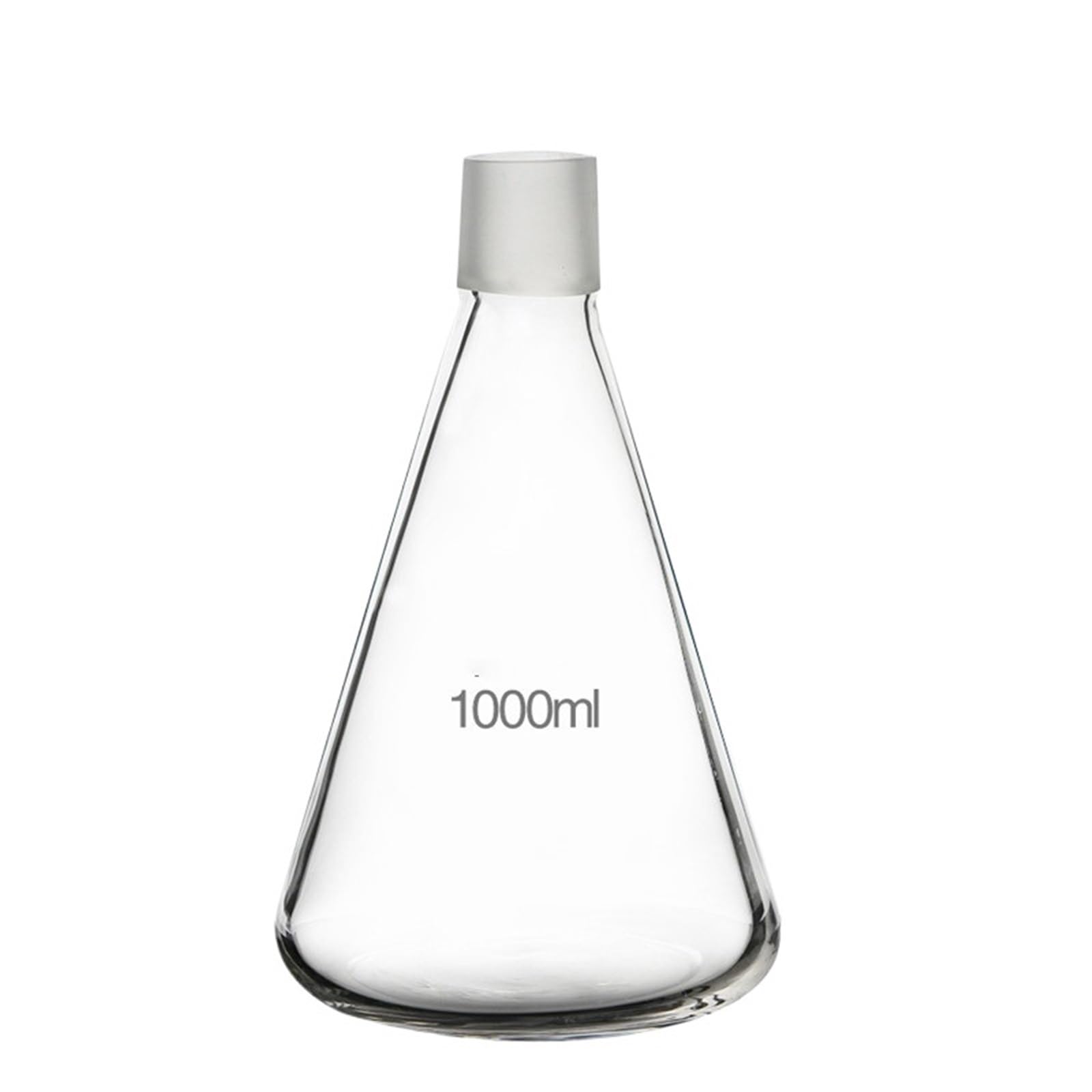 Matraz for filtro de vacío. Juego de aparatos de filtración de laboratorio. Accesorios. Material de vidrio de laboratorio. Matraz triangular de 250 ml, 500 ml y 1000 ml.(1000ml)