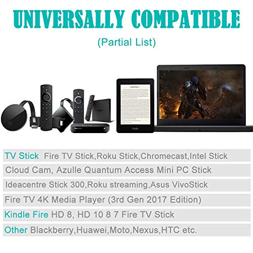 2-Pack 10Ft Micro Usb Power Cable Compatible With Fire Tv Intel Computer,Roku,Keyboard,Chromecast,Azulle Quantum Access Asus Vivo Stick Mini,Pc Data Charging Charger Cord Compatible With Kindle Tablet #TOP1