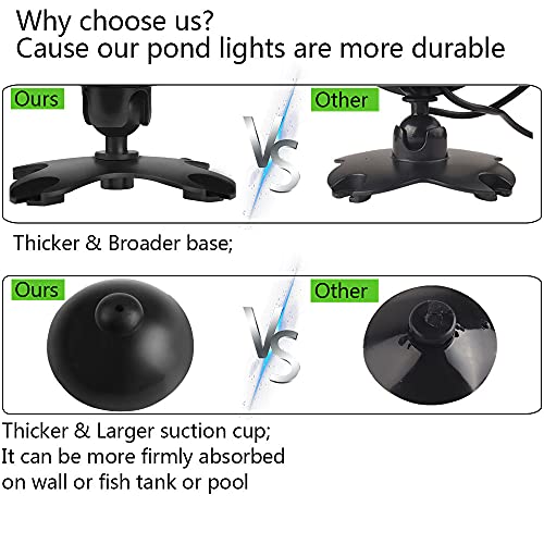 Color Changing Spotlights, 12W Led Underwater Fountain Lights Pond Lights Ip68 Waterproof Submersible Spotlights Multi-Color Dimmable Memory Adjustable For Halloween Garden Yard Pathway Tree, 4 Pack #TOP4