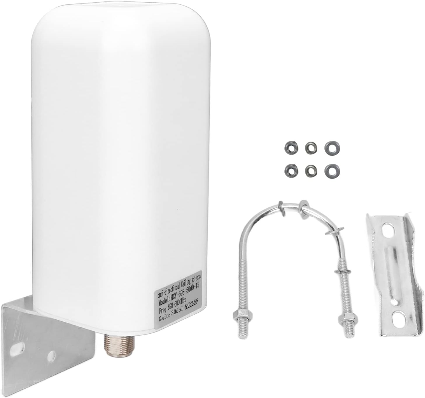 Outdoor TV Antenna, 360° Omnidirectional Antenna 18DBi High Gain 3G 4G HDTV Antenna N Female Connector for Outdoor RV Attic Use