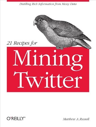 21 Recipes for Mining Twitter: Distilling Rich Information from Messy Data book cover