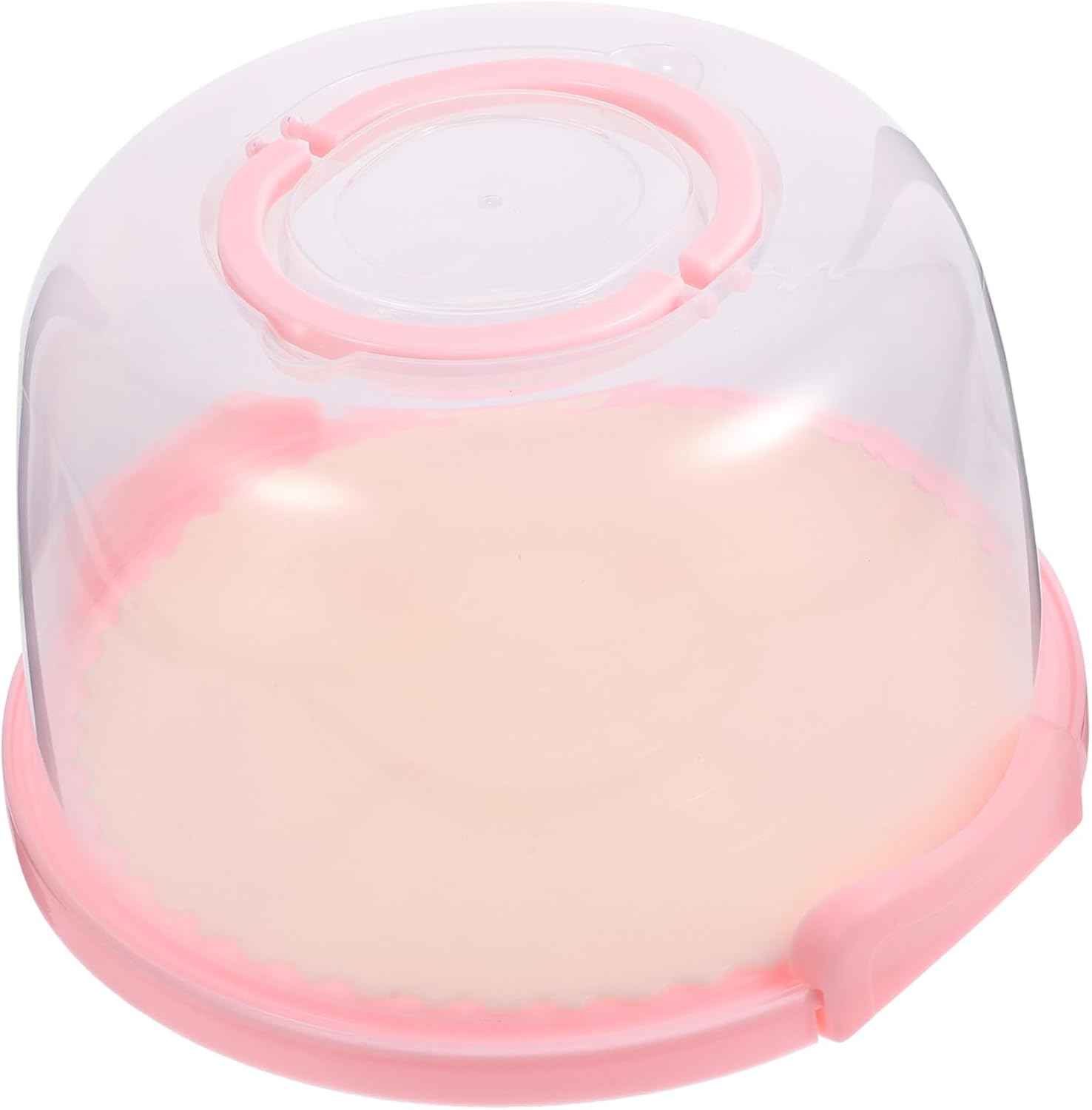 8in Cake Box Portable Cake Cover Fruit Vegetable Storage Container for Birthday Refrigerator Fruit Storage Box