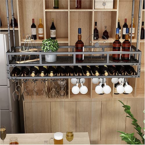 Support de casier à vin suspendu anti-encombrement pour gobelets