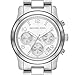 Michael Kors Runway Chronograph Silver-Tone Stainless Steel Women's Watch (Model: MK7325)