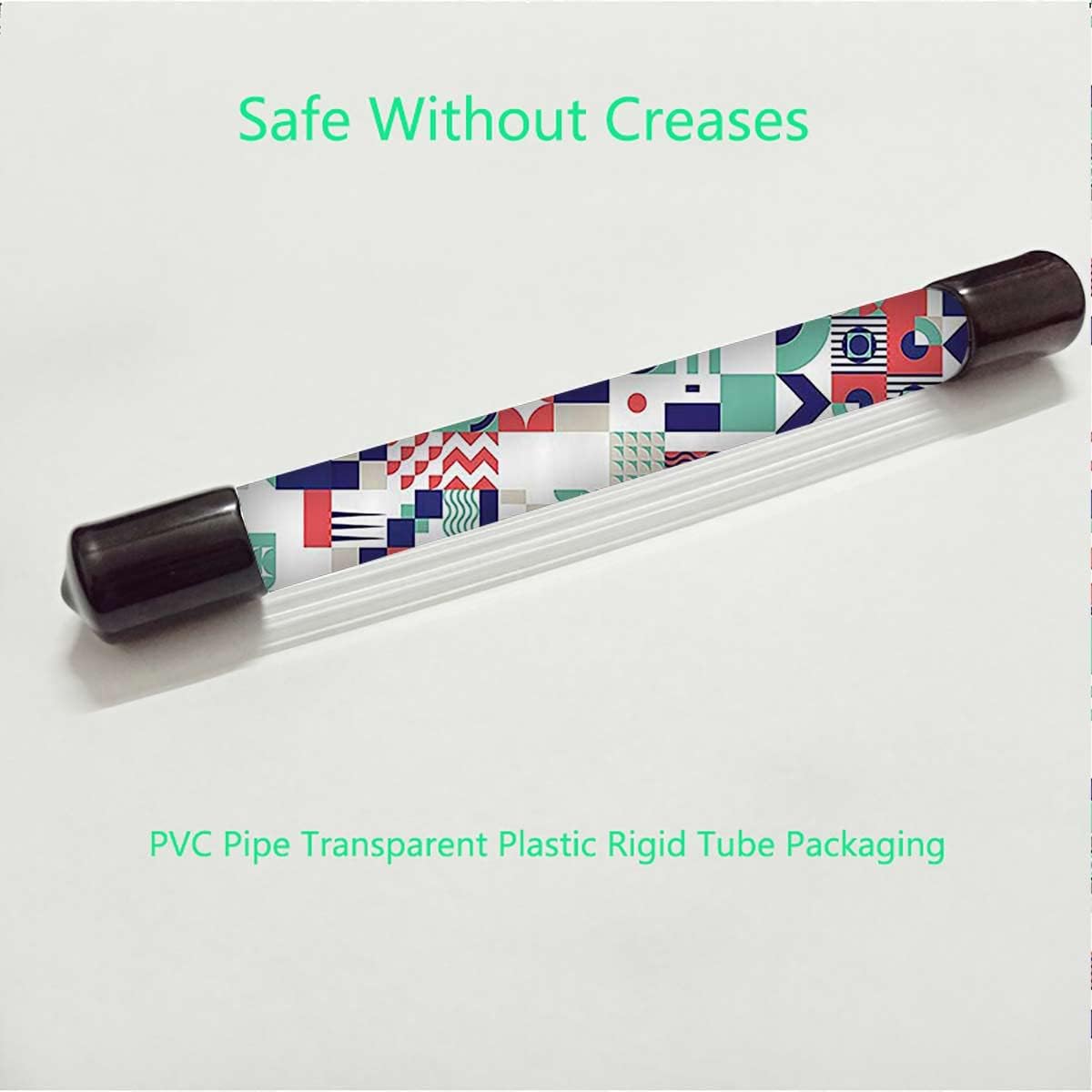 Green Dark Purple Static Cling Non-Adhesive Glass Film Rich Contemporary Mosaic of Funky Window Film Vinyl Non Adhesive Privacy Film Mid Century 31.5Wx62.9L-inch