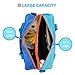 Gonex Swim Bag, Gym Bag for Women Men, Swimsuit Bag Wet Dry Separated Sport Duffle Bag Travel Tote Luggage Bag Medium Blue
