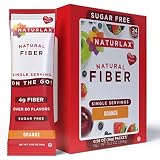 Naturlax Sugar-Free Psyllium Husk Fiber Powder (Orange - 24 Packets)