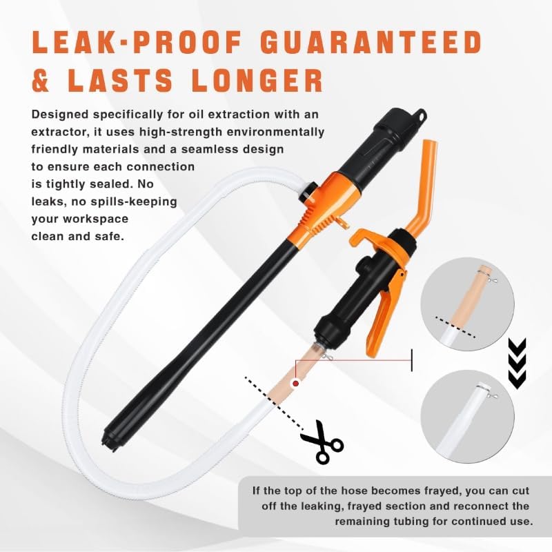 Condition photo showing New/Like New for portable battery operated fuel transfer pump,electric siphon pump for gas,water, oil and diesel transfer-orange