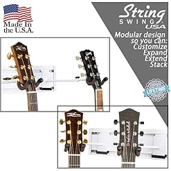 Support mural pour guitare balançoire à cordes – Peut contenir 5 guitares acoustiques, électriques ou basses SW5RL-W-K - Les Beatles, Paul McCartney, John Lennon, RIngo Starr, George Harrison Support mural pour guitare balançoire à cordes - Peut contenir 5 guitares acoustiques, électriques ou basses SW5RL-W-K – Image 5