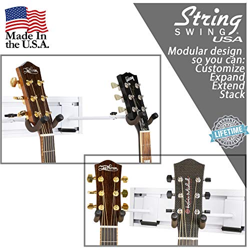 Support mural pour guitare balançoire à cordes – Peut contenir 5 guitares acoustiques, électriques ou basses SW5RL-W-K - Les Beatles, Paul McCartney, John Lennon, RIngo Starr, George Harrison Support mural pour guitare balançoire à cordes - Peut contenir 5 guitares acoustiques, électriques ou basses SW5RL-W-K – Image 6