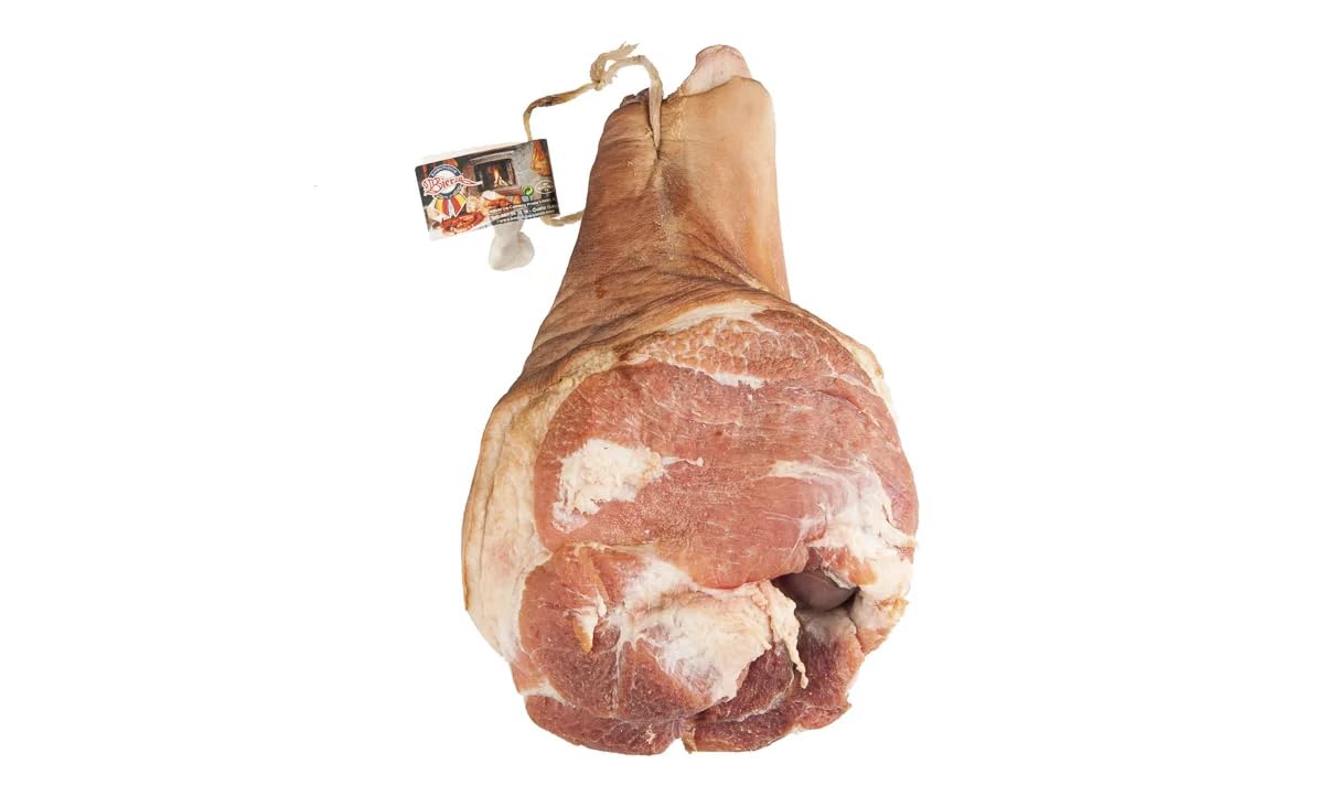 Embutidos Bierzo Lacón Curado con Hueso, Elaborado con Cerdo Blanco, Curación Lenta y Natural, 4 kg