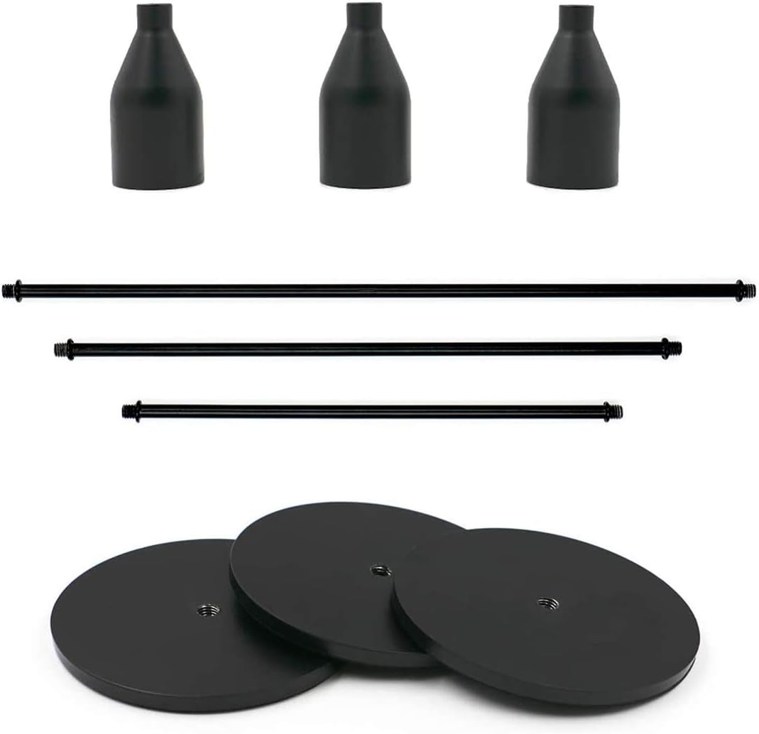 Gails Willing Matte Black Candle Holders for Taper Candles, Set of 3 Decorative Candlestick Holder for Wedding, Dinner, Party, Fits 3/4 inch Candle&Led Candles (Metal Candle Stand)