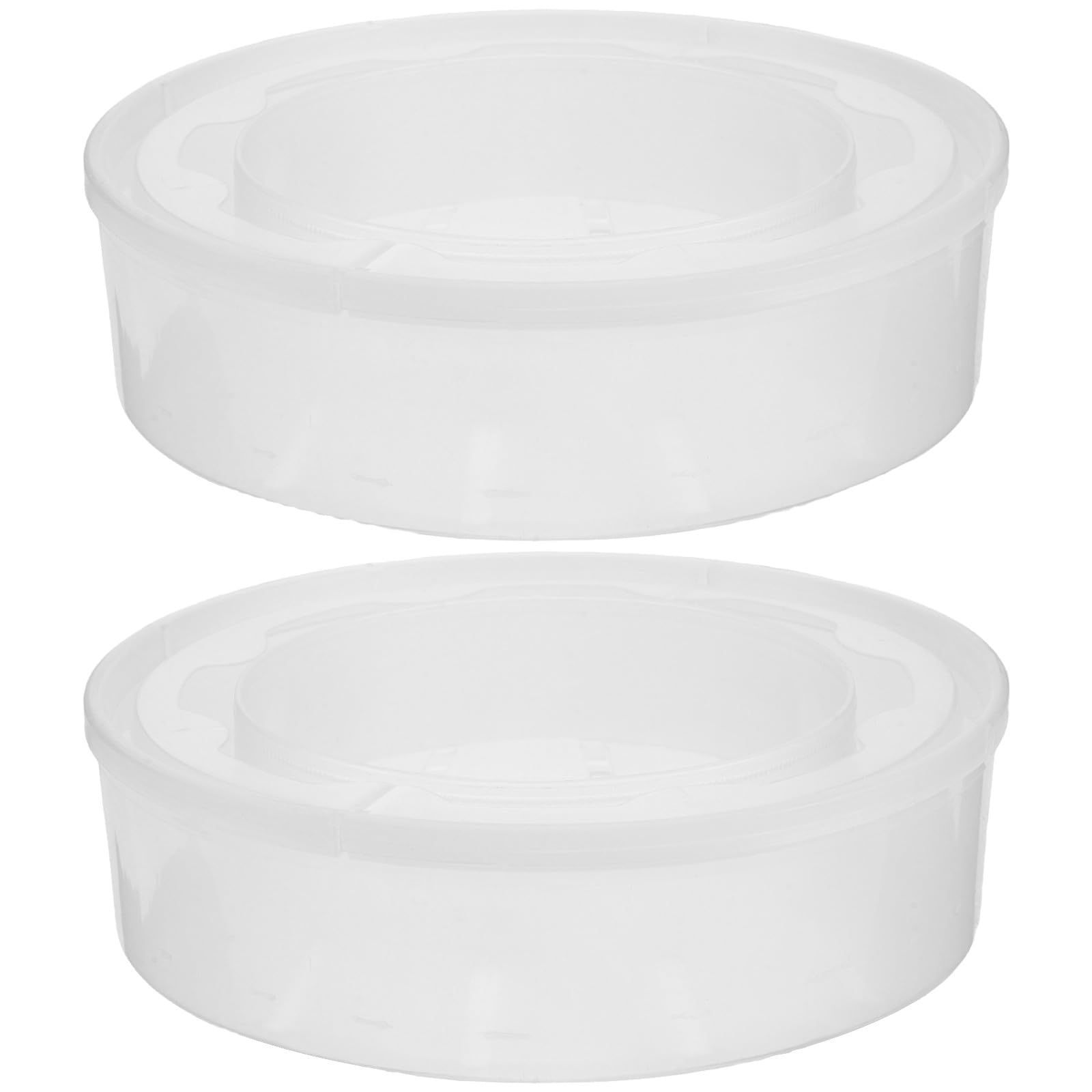 LOPUNER 2pcs Diaper Pail Cartridge Ring Compatible with Munchkin Diaper Pails, DIY Refillable Replacement Shell for Trash Bag Liners, Fits 6.5" Round Bin