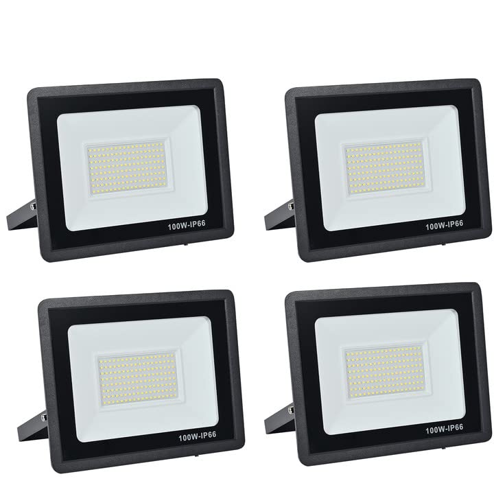 2PCS-100W Proyector LED Exterior IP66 Impermeable Focos Led