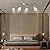 HiBay LED Track Lighting Fixtures, Rotatable 4-Light Ceiling Light Kit, Modern Kitchen Spotlight White with Glass Lampshade for Living Room Bedroom Dining Room, E12 Base (Bulbs Not Included)