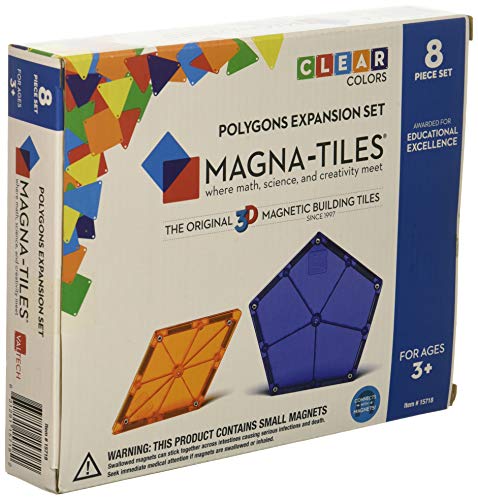 MAGNA-TILES Wielogonów 8-częściowy zestaw rozszerzeń (90217)