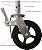 Metaltech M M-MBC8 M 8 in Scaffolding Caster Wheel, 8"