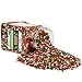 Christmas Sprinkles Bulk - 2.2 LB - Xmas Tree Jimmies - Red, Green & White Confetti for Dessert Decorating - Holiday Baking Toppings for Gingerbread, Cupcakes, Cookies, Cake Pops